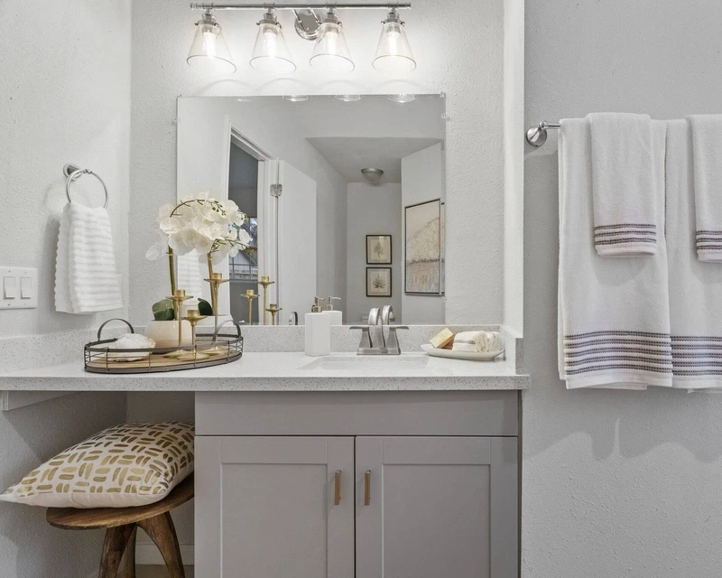 Staged home interior