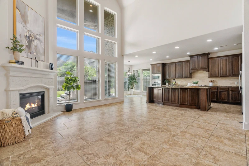 Staged home interior
