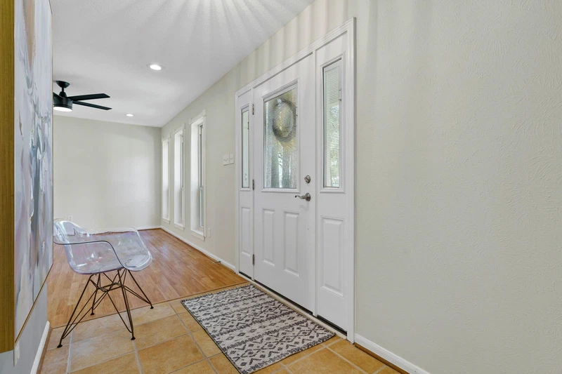 Soft staged sitting area