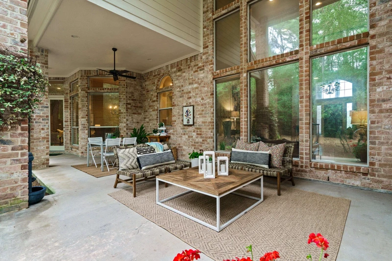Soft staged living room